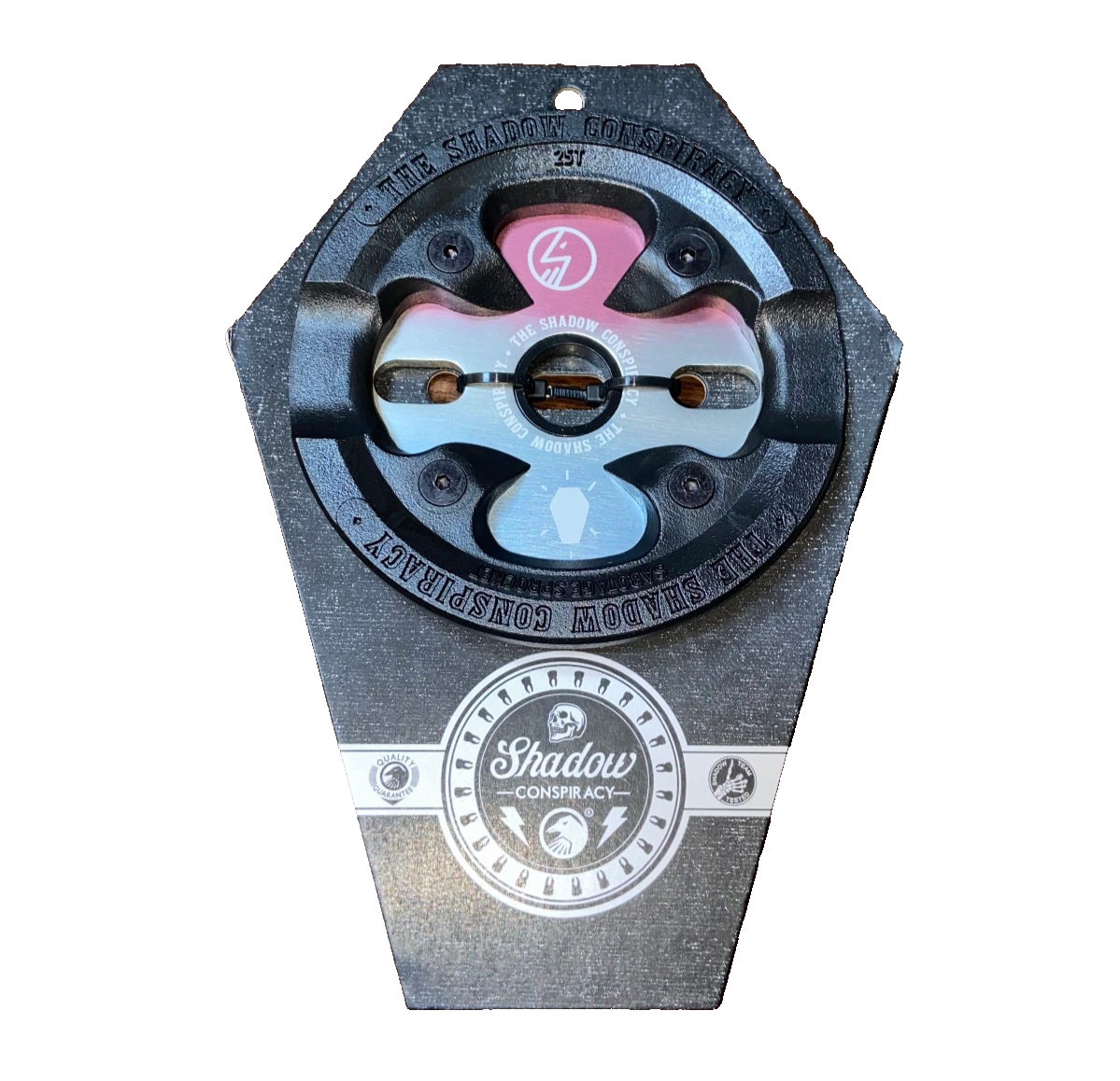 The Shadow Conspiracy Chainring 1 Piece 25T 1/8 Sabotage Crimson