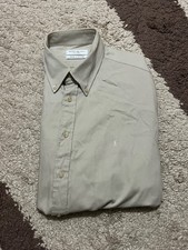 Yves Saint Laurent Classic Logo Button Up Cotton Shirt men  s Size L - XL