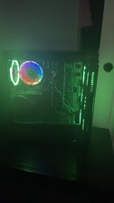 Custom Gaming Desktop PC Tower RGB Lighting Black Case HDMI USB-A