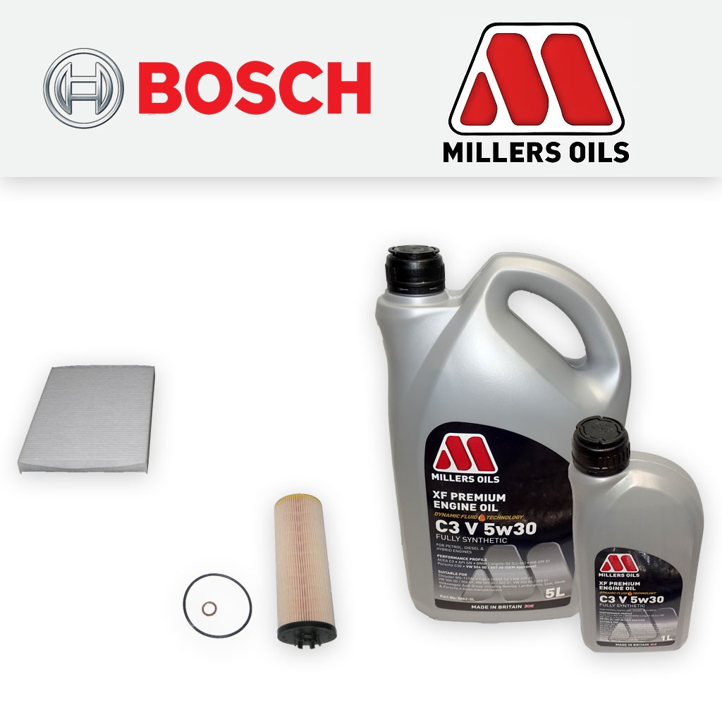 SERVICE KIT for VW PASSAT (3B) 2.5 TDI OIL CABIN FILTER +6L 5w30 OIL (1998-2005)