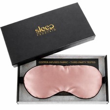 SLEEP FOUNTAIN Anti Aging Silk Sleep Mask for Women, Mulberry Silk Eye Mask f...