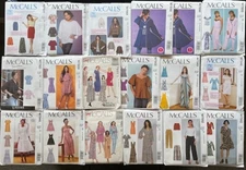 McCalls 7631-7992 Sewing Patterns - New Uncut Complete Factory Folded