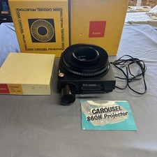 Kodak 860H Carousel Slide Projector Power Tested, Lights Up Sold For Parts