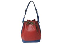 LOUIS VUITTON Epi Noe Tricolor Drawstring Shoulder Bag M44084 Multicolor Leather