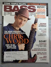 BASS PLAYER MAGAZINE CHRIS WOOD ANTHONY JACKSON WARWICK M319