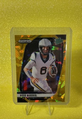 2025 Panini Prizm Draft Picks - Nicco Marchiol #170 Gold Ice Prizm (RC)