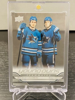 2024-25 Upper Deck Young Guns Teammates Clear Cut Macklin Celebrini / Will Smith