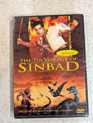 The 7th Voyage of Sinbad DVD 1958 New Sealed Fantasy  Ray Harryhausen