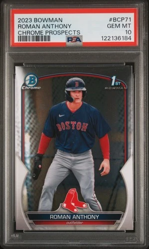 2023 Bowman Chrome Prospects Roman Anthony #BCP71 PSA 10 GEM MT