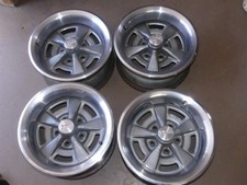 4 Rally Wheels 4 Beauty Rings Hubs 1970s 2nd. Gen Pontiac Trans Am More