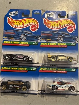 Hot Wheels Dash 4 Cash Series Complete Lot Of 4 New In Box Set From 1997