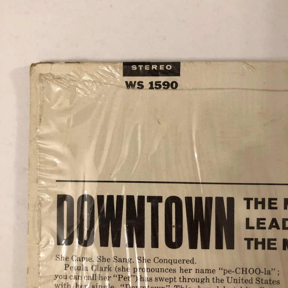 Petula Clark, Downtown, Vinyl LP, Warner 1966, VG/VG+, WS 1590 US Import - Image 3 of 4