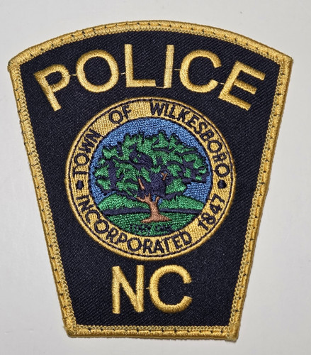 Wilkesboro NC Police Patch Wilkes County North Carolina