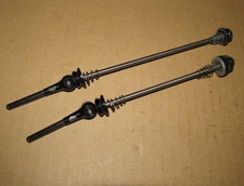 MadFiber Titanium Bicycle Hub QR Quick Release Lever Skewer Set, 45 grams