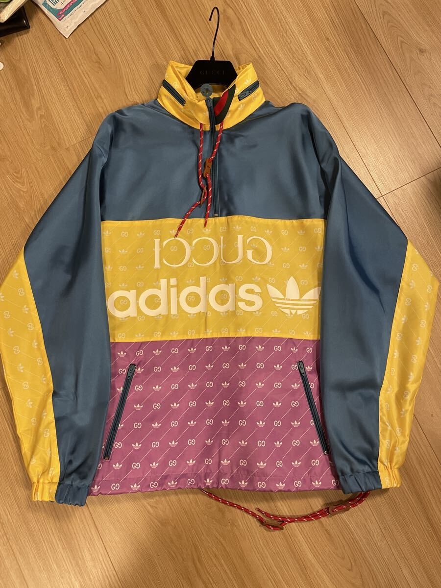 GUCCI adidas Anorak Jacket 691429 Size 46 (Approximately M size) New  with Tags thumbnail 4