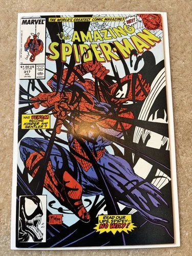 The Amazing Spider-Man #317 (Marvel Comics July 1989) Venom McFarlane High Grade