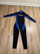 Gladiator Unisex Full Length Wetsuit Black with Blue Size Small