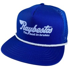 Vintage Raybestos The Best In Brakes Hat Mesh Snapback Trucker Cap Usa Made Nos