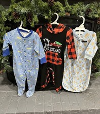 Lot Baby Boy Pajamas 6-9Months Sleepwear 3 Outfits Pre-owned  67 