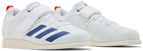 Adidas Powerlift 5 Weightlifting Shoes Cloud White Dark Blue  display picture 3