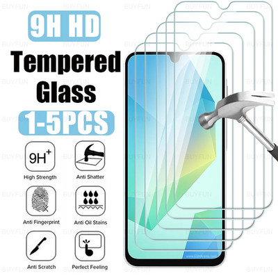 1-5Pcs for Samsung Galaxy A16 A17 5G Tempered Glass Case Friendly Anti-Scratch H