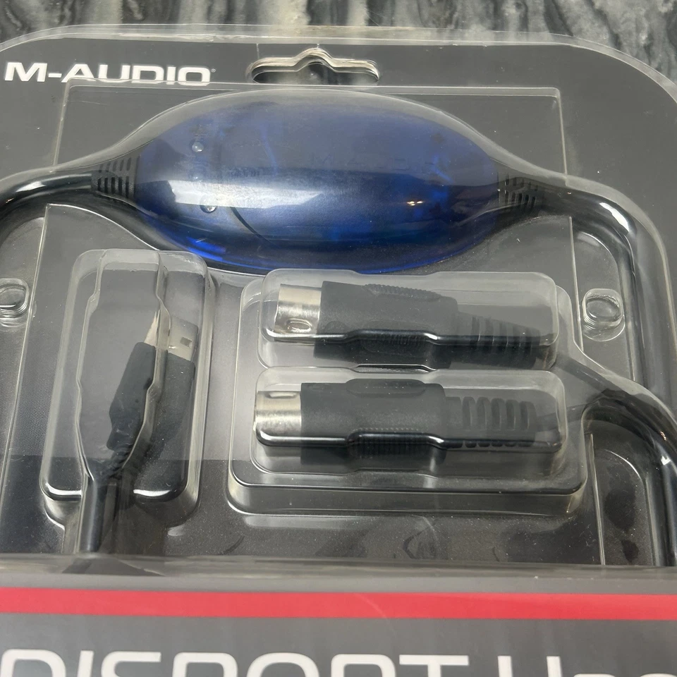 M-Audio Midisport Uno USB MIDI Interface, 1x1, 16 Channels, Portable - Black - Image 2 of 4