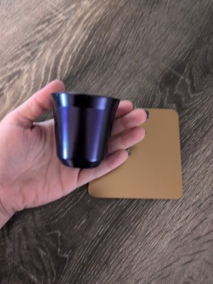 Purple Nespresso Pixie Cup With Coaster