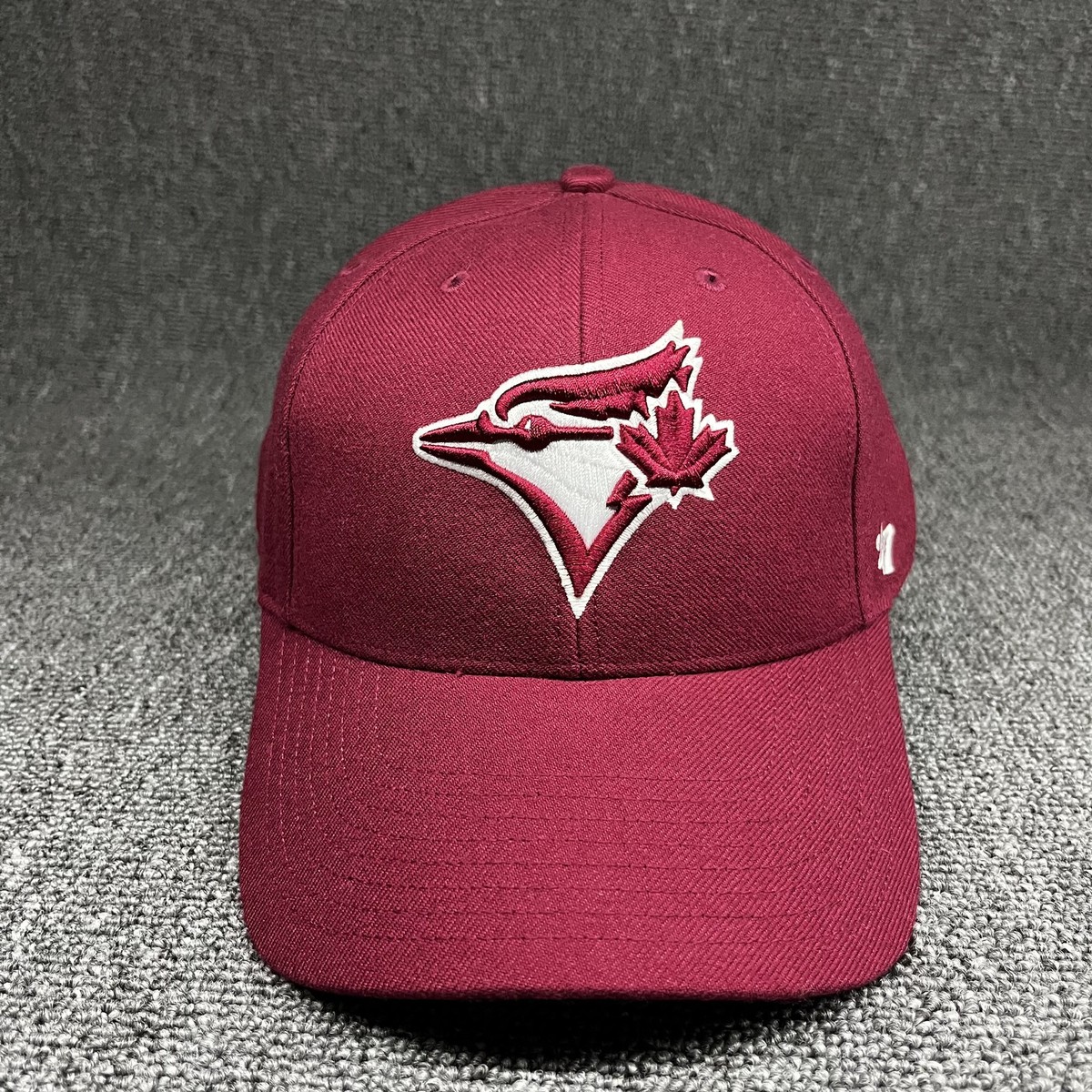 Toronto Blue Jays '47 Brand MVP Hat Maroon Burgundy MLB Adjustable Cap NEW