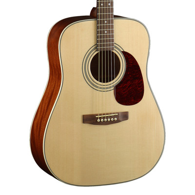 Cort EARTH70 Acoustic Dreadnought Guitar - Open Pore Natural - Open Box