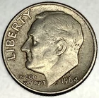 1964-D Roosevelt Dime - Circulated Condition - 90% Silver - US Coin - 3189