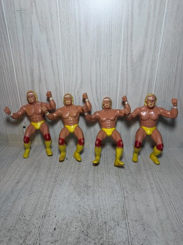 4x WWF WWE Wrestling Superstars Hulk Hogan Action ...