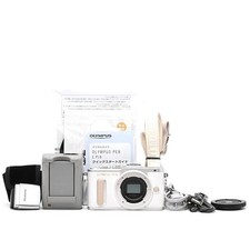 Olympus PEN E-PL8 White Mirrorless Camera Body Used 5016 Shutter Count