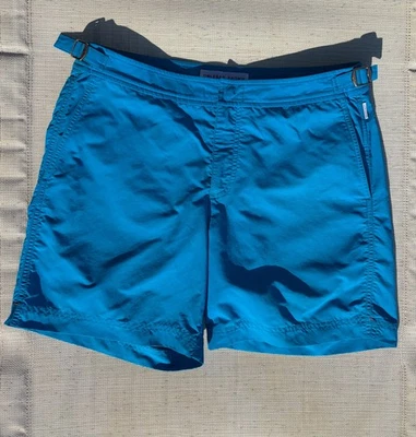 Orlebar Brown Bulldog Homme T31 – Short de Bain Turquoise SS17 – Portugal - Photo 1/4