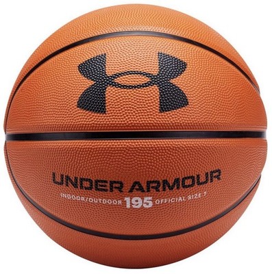 Under Armour UA 195 Official Size 7 Basketball Orange/Black BALL COMES INFLATED