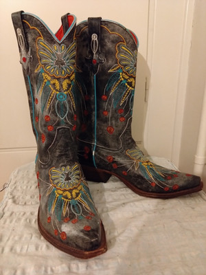 MACIE BEAN EMBROIDERED GR.40,US9.5,UK7.5 COWBOY BOOTS