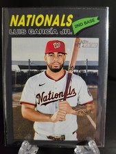 2026 Topps Heritage- Luis Garcia Jr. Dark Gray Border #43 Nationals