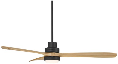 52" Casa Delta DC Matte Black Outdoor CCT LED Ceiling Fan with Remote 4134G - Picture 6 of 8