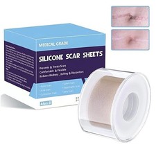 Afan.D Silicone Scar Tape 0.8" x 60  Roll Medical Silicone Tape for Scar Treat