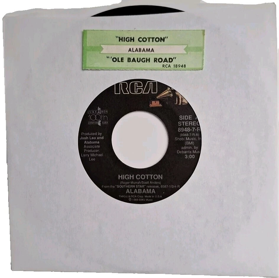 Alabama Good (G) Sleeve 45 RPM Vinyl Records