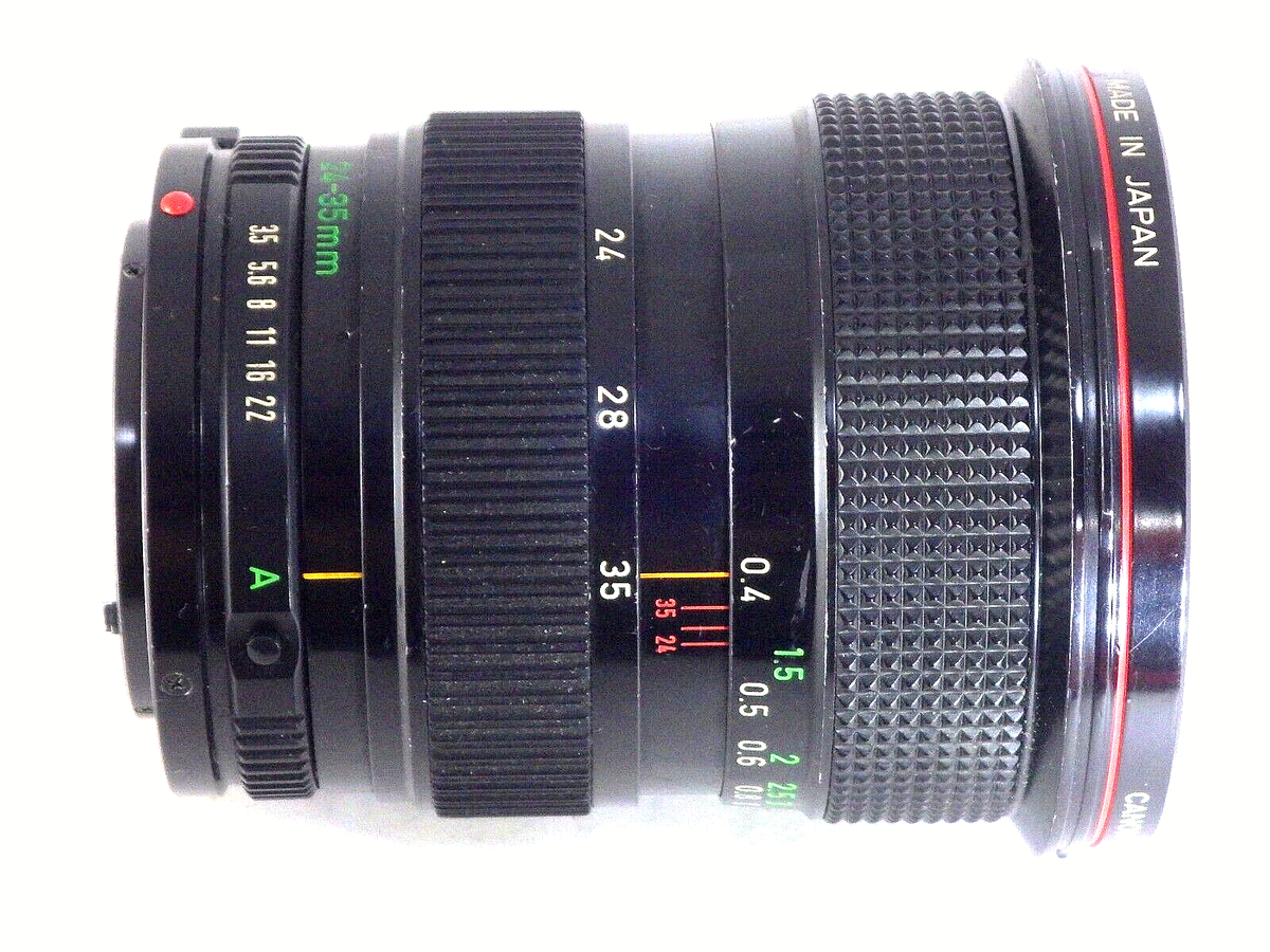 CANON キヤノン New FD 24-35mm F3.5 L Canon New FD 24-35mm f3.5 L Wide Angle MF Lens NFD Zoom SLR