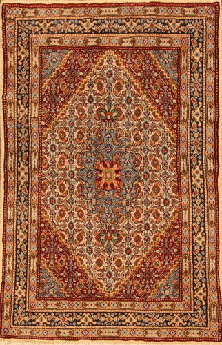 Patchwork Tissés à la Main Tapis Persan 313x202 cm-Orient Tapis Rug Vintage