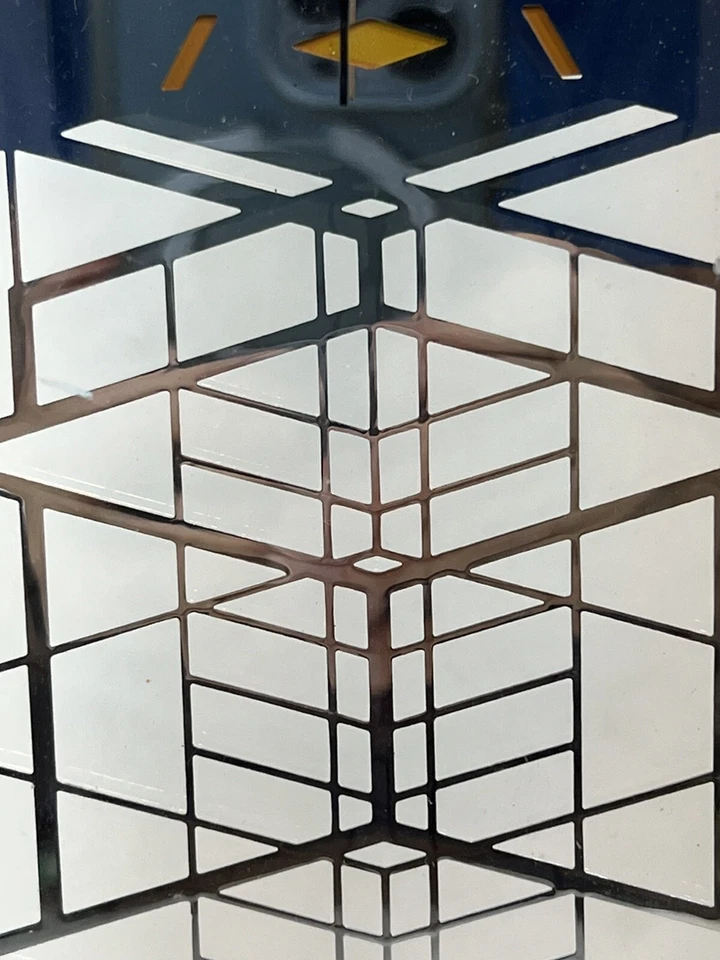 BULOVA Frank Lloyd Wright Robie Casa Reloj Arte Panel Vidrio Diseño Estante 12” Foto 4 de 4