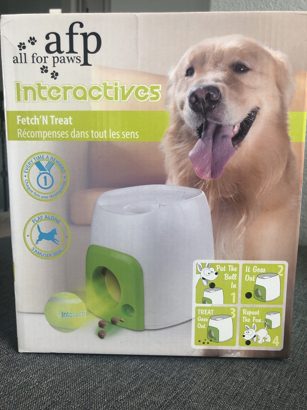 fetch and treat toy