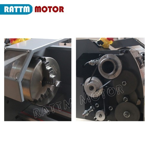 【EU】8" x 16" CD210V Metal Lathe 750W 210mm x 400mm Variable Speed for Metal Turn - Bild 6 von 6