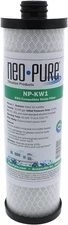 Waterpur™ KW1 Replacement RV Water Filter by  NP-KW1 – 10” Carbon Block for RCS/