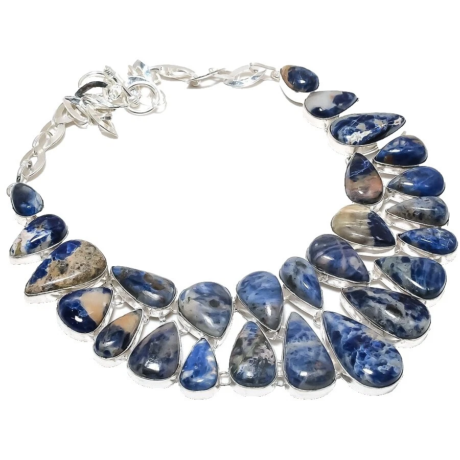 Sodalita Collares y colgantes De Moda Cadena de belleza