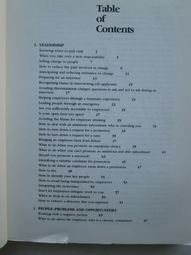 MANAGING PEOPLE AT WORK Desk Guide BY THOMAS L. QUICK 1983 Large Paperback - Picture 5 of 9