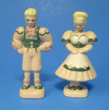 1940's-50's Kay Finch California pottery Peasant couple figurines set rj