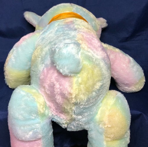Peluche orso arcobaleno pastello tie dye peluche circo Las Vegas Reno - Foto 7 di 8