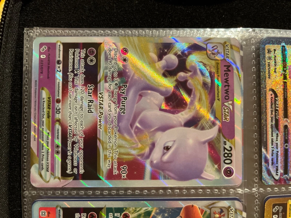 Pokémon TCG Mewtwo VSTAR Pokemon Go 031/078 Holo Ultra Rare